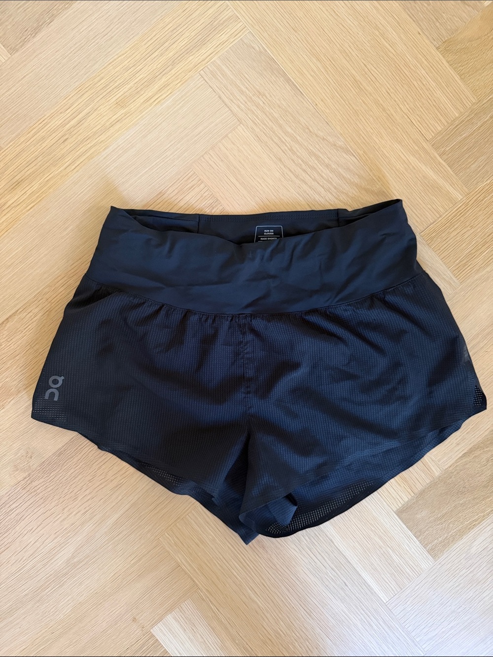 On Running Women's Black Athletic Running Shorts